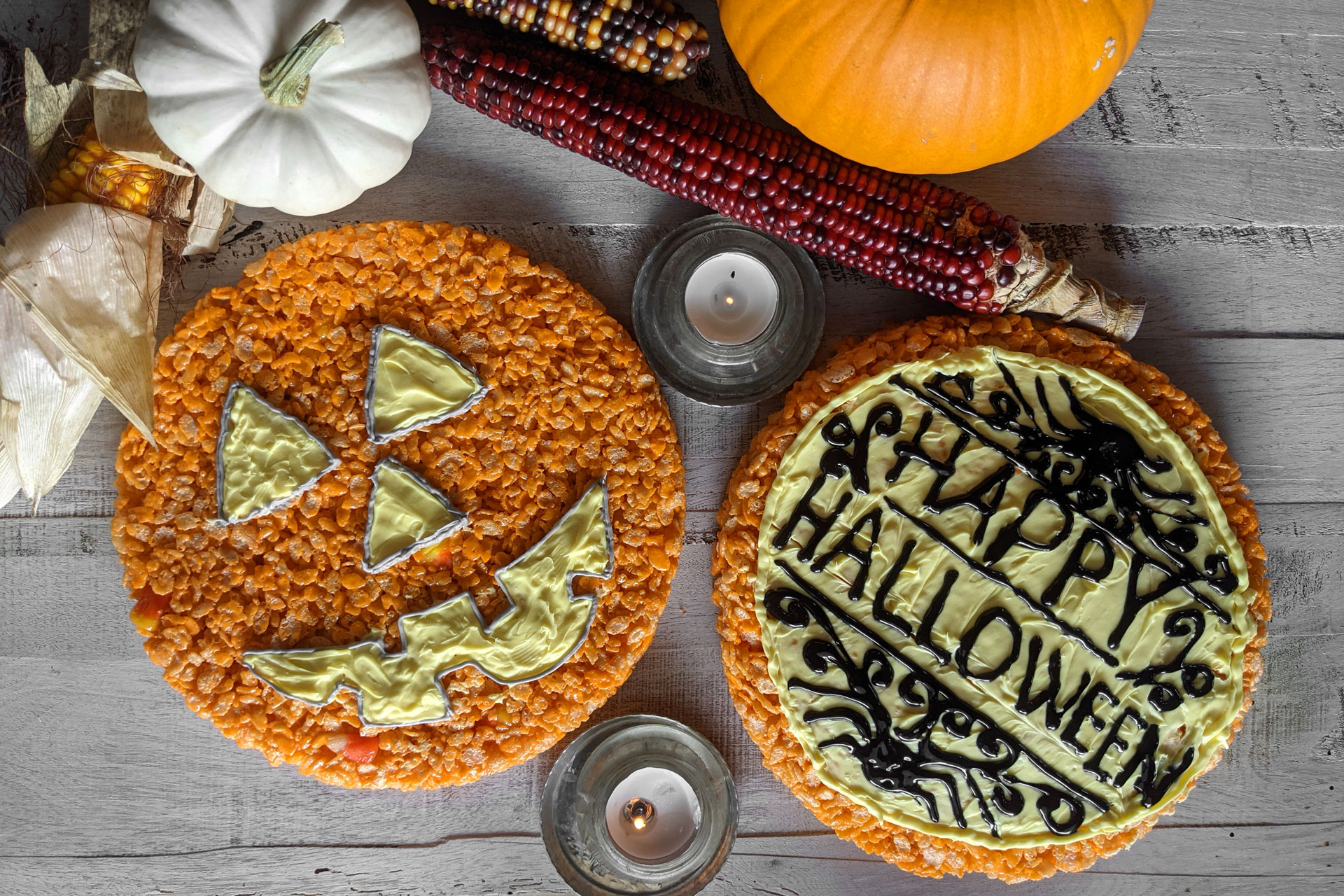 Rice Crispy Halloween treats